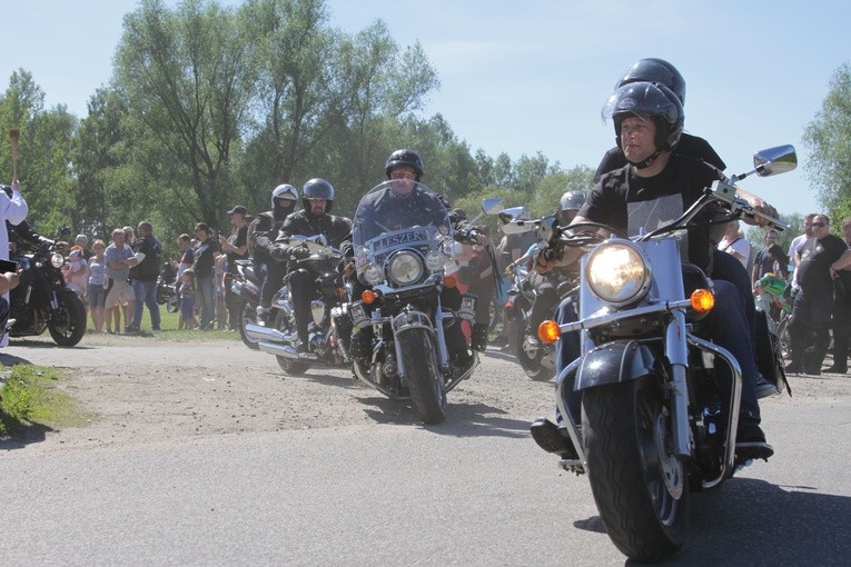 Motocykliści w Ciechanowie