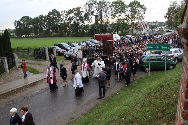 Ciachcin. Nawiedzenie w parafii św. Stanisława BM