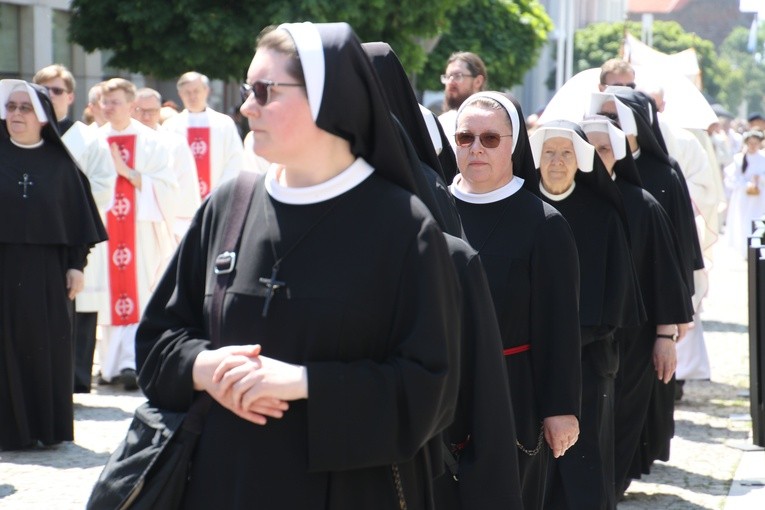 Płock. Procesja Bożego Ciała