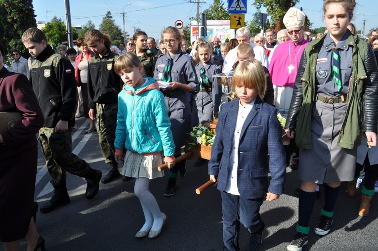 Relikwie św. Jana Pawła II w Płocku Radziwiu