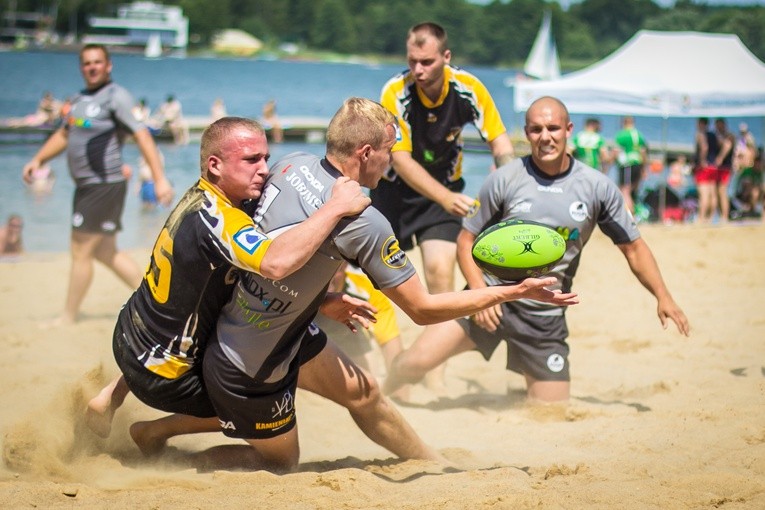 Rugby plażowe w Olsztynie