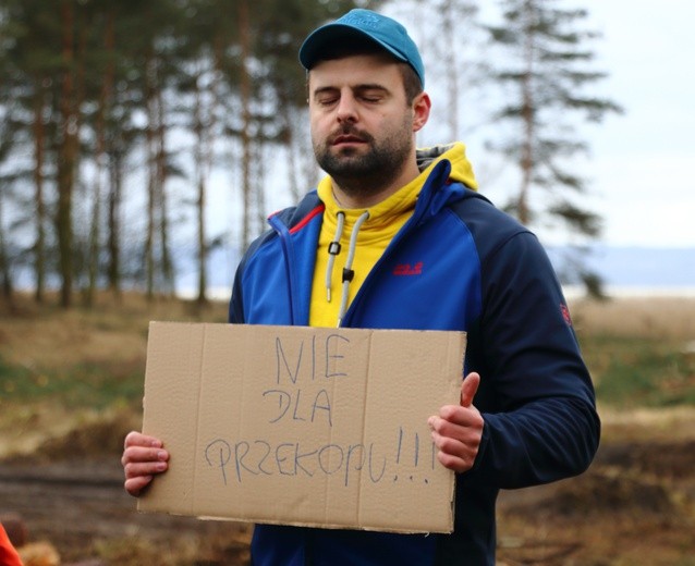 Protesty na Mierzei Wiślanej