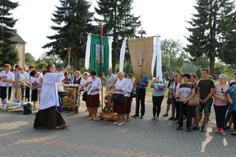 Pielgrzymi w Skępem