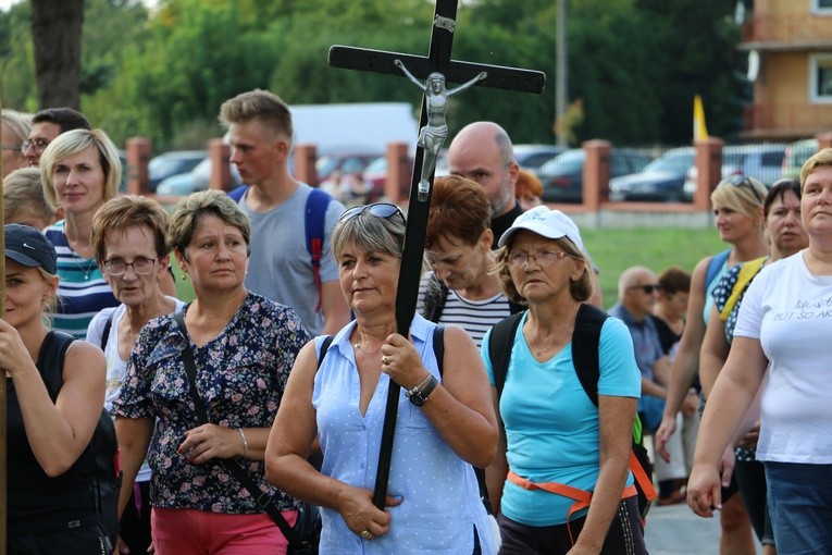 Pielgrzymi w Skępem