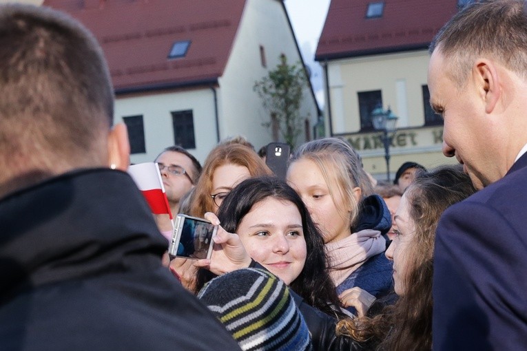 Andrzej Duda w Wodzisławiu Śląskim