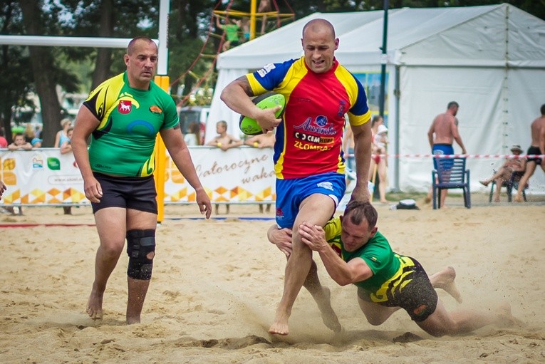 Rugby plażowe w Olsztynie