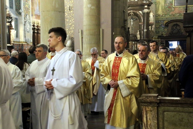 Płock. Msza Wieczerzy Pańskiej