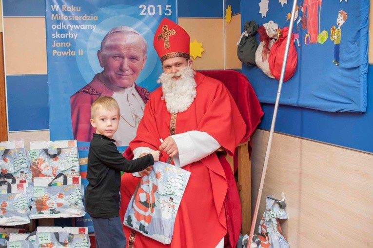 Święty Mikołaj w przedszkolu bł. Franciszki