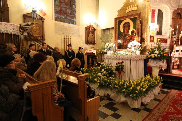 Orszymowo. Nawiedzenie w parafii św. Floriana