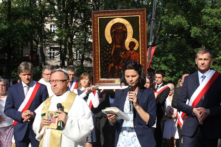 Płock. Nawiedzenie w parafii św. Maksymiliana Kolbego. 1