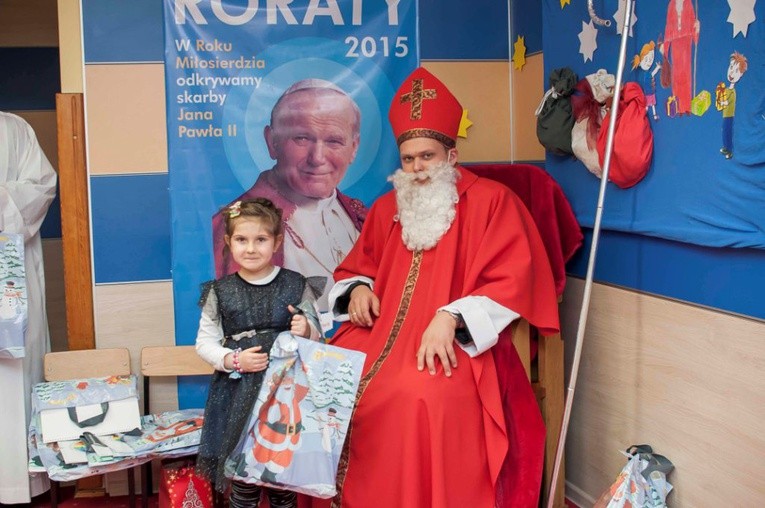 Święty Mikołaj w przedszkolu bł. Franciszki