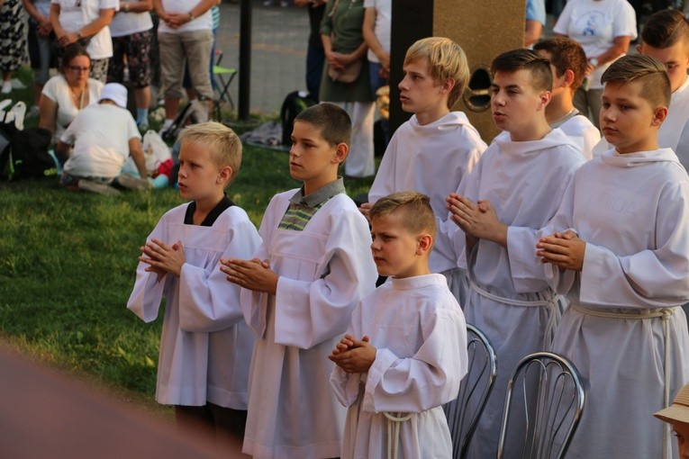 Pielgrzymi w Skępem