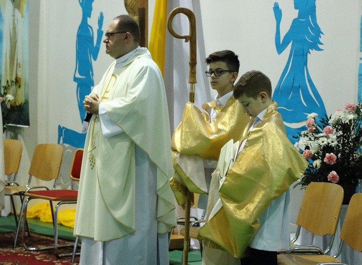Poświęcenie budynków w ZS Katolickich w Malborku