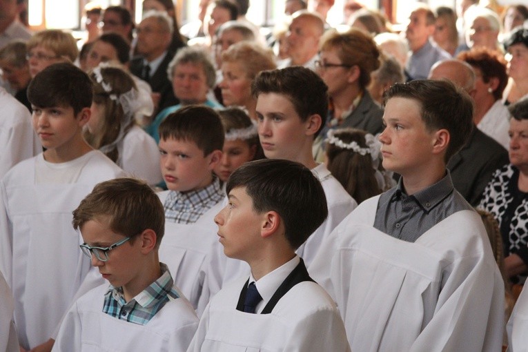 Korzeń - Łąck. Nawiedzenie w parafii św. Walentego