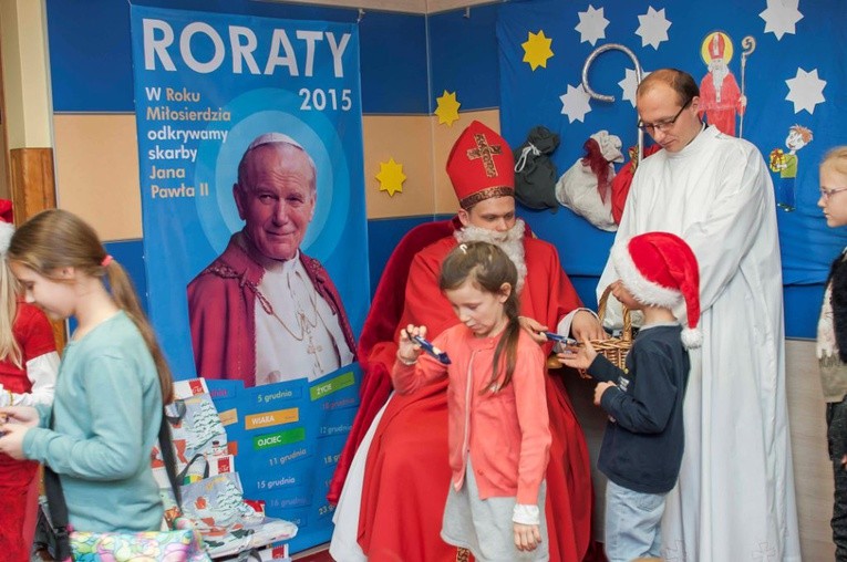 Święty Mikołaj w przedszkolu bł. Franciszki