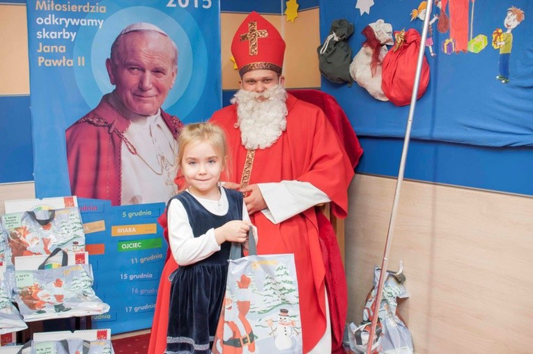 Święty Mikołaj w przedszkolu bł. Franciszki