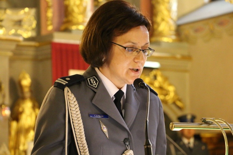 Sztandar dla policji w Przasnyszu