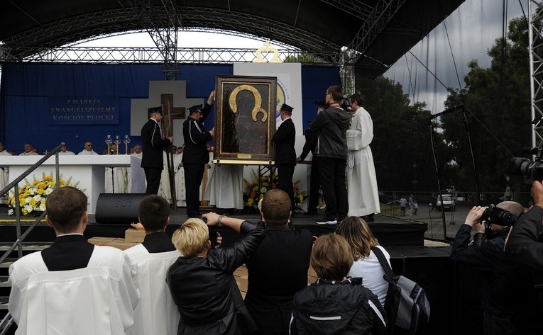 Pułtusk. Powitanie obrazu Matki Bożej Częstochowskiej. 2