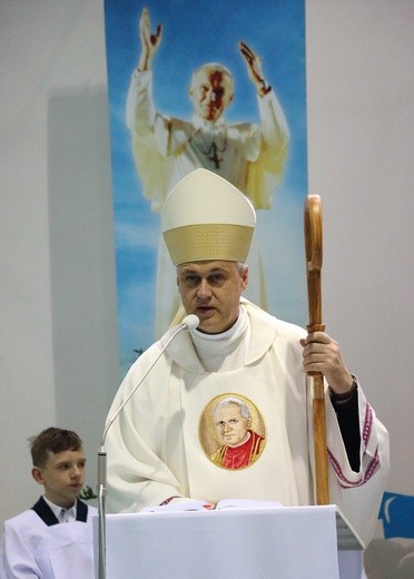 Poświęcenie budynków w ZS Katolickich w Malborku
