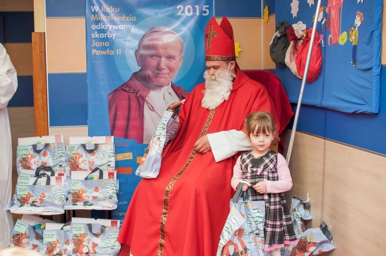 Święty Mikołaj w przedszkolu bł. Franciszki