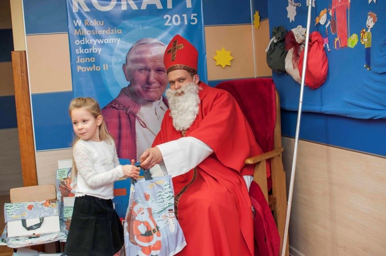 Święty Mikołaj w przedszkolu bł. Franciszki