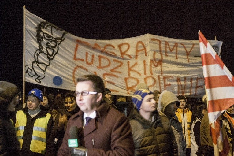 Manifestacje w Bytomiu