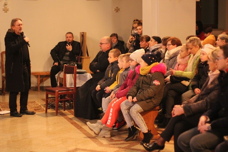 Marek Piekarczyk w Skępem.