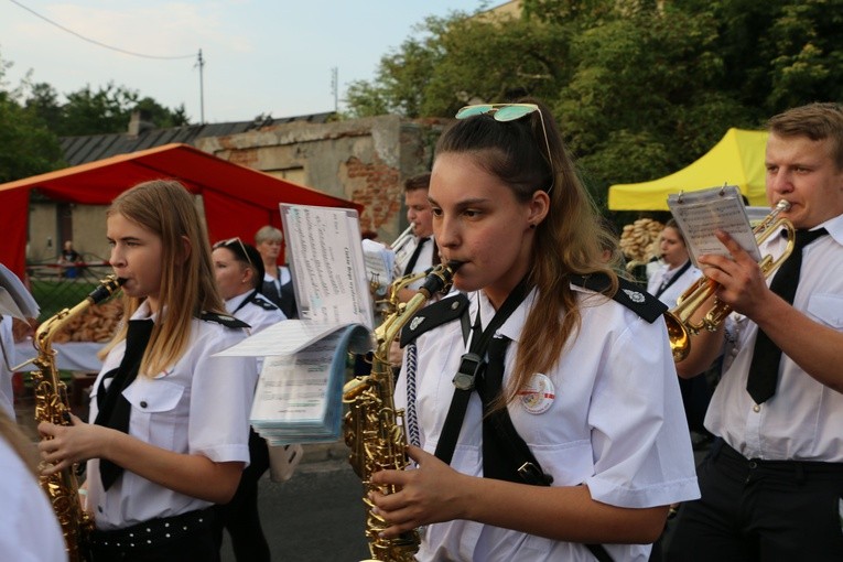 Pielgrzymi w Skępem