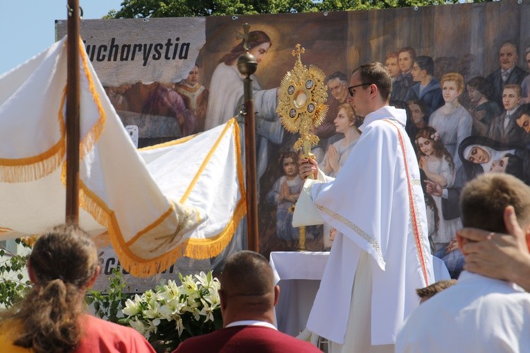 Płock. Procesja Bożego Ciała