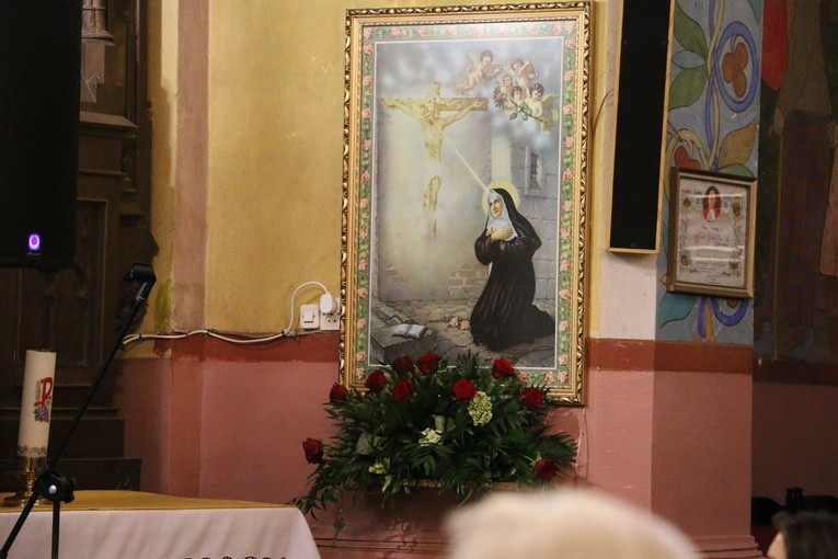 Niedzbórz. Wprowadzenie relikwii św. Rity