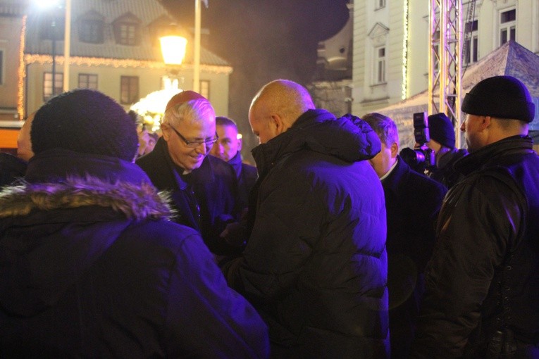Wigilia przed ratuszem - Płock