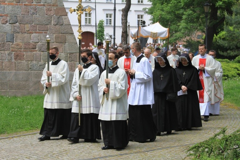 Płock. Boże Ciało w katedrze