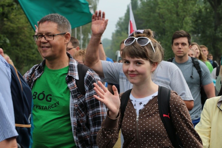 Pierwszy dzień pielgrzymki - przedpołudnie