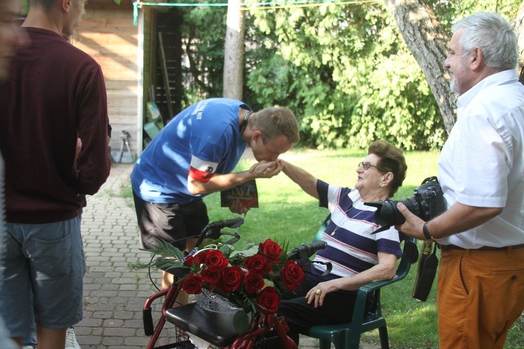 Spotkanie z powstańcem - sanitariuszką "Kasią"
