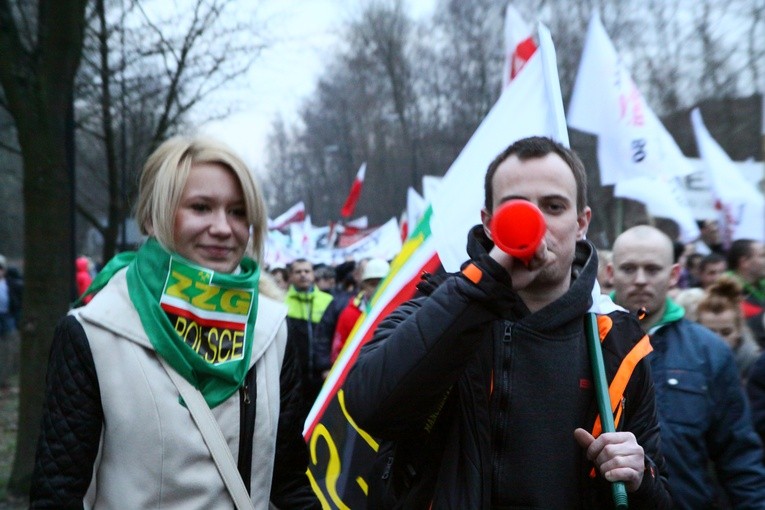 Protestujący sparaliżowali centrum Gliwic