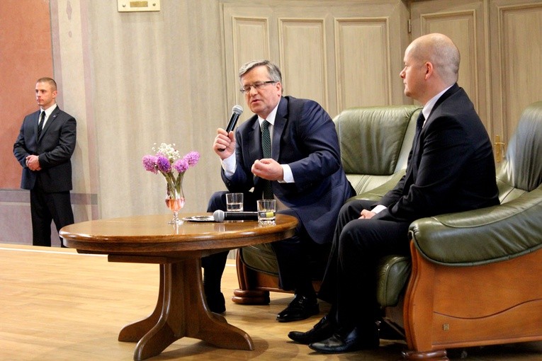 Prezydent Komorowski w Płocku