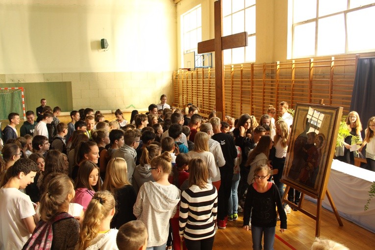 Znaki ŚDM w Makowie Mazowieckim