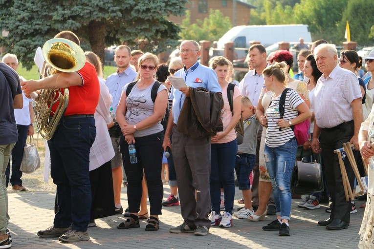 Pielgrzymi w Skępem