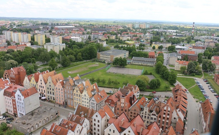 Zobacz Elbląg z góry