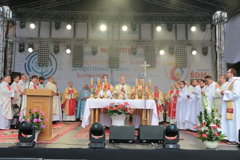 ŚDM w Płocku. Msza św., 2