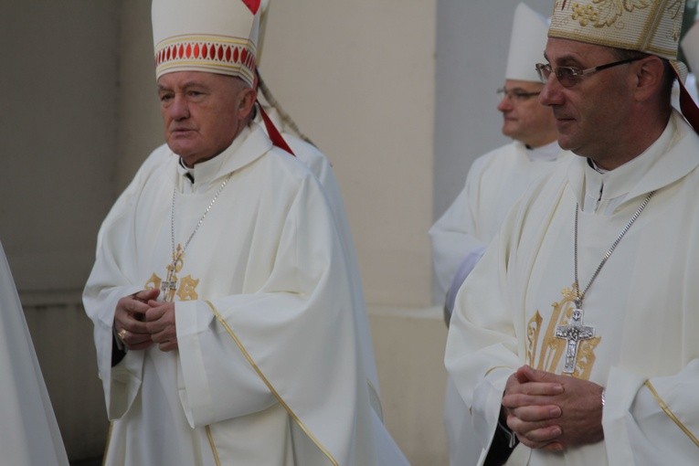 Episkopat w Płocku. Msza w kolegiacie