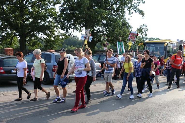 Pielgrzymi w Skępem