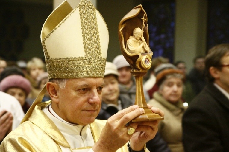 Relikwie św. Jana Pawła II w Rusinowicach