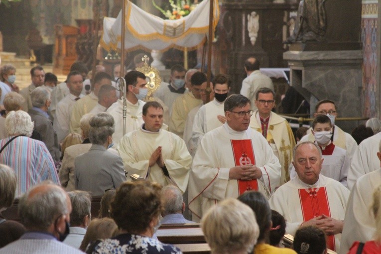 Płock. Boże Ciało w katedrze