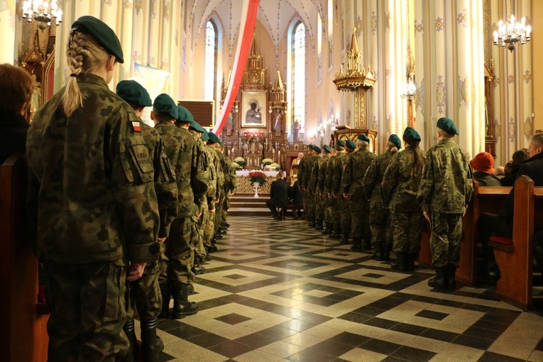 Ślubowanie strzelców w Baboszewie