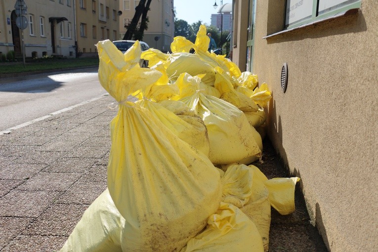 Elbląg po powodzi 