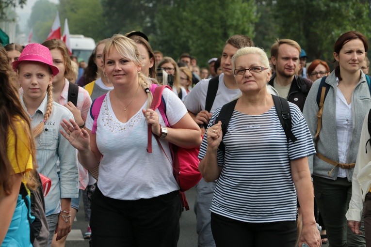 Pierwszy dzień pielgrzymki - przedpołudnie