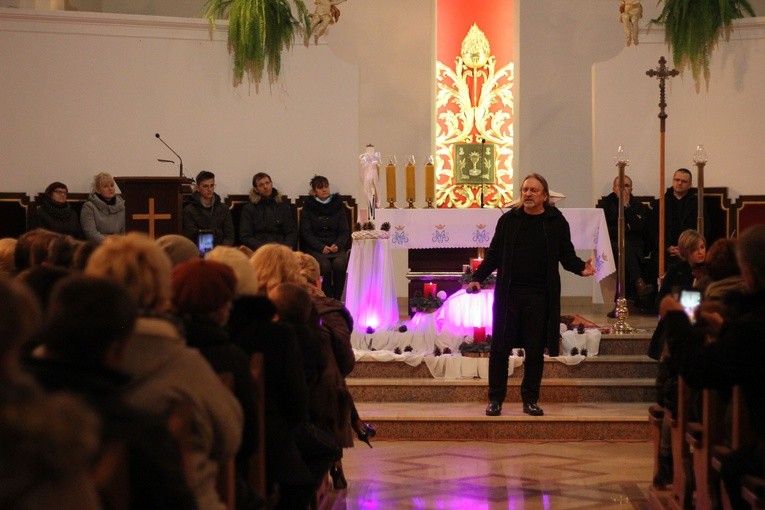 Marek Piekarczyk w Skępem.