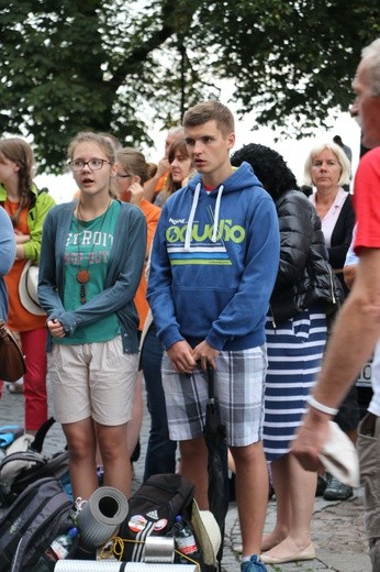 Początek pielgrzymki na Jasną Górę