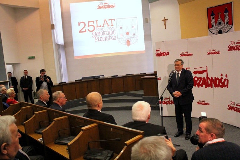 Prezydent Komorowski w Płocku